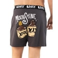 thumbnail image 1 of LazyOne Funny Boxers, Novelty Boxer Shorts, Humorous Underwear, Gag Gifts for Men, Drinking (Moonshine, Medium), 1 of 6