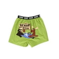 thumbnail image 1 of LazyOne Funny Animal Boxers, Novelty Boxer Shorts, Humorous Kids' Underwear, Gag Gifts for Boys, Moose, Bear, Raccoon, Hot Tub, Fart (Beware of Natural Gas, Medium), 1 of 7