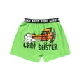 thumbnail image 1 of LazyOne Funny Animal Boxers, Novelty Boxer Shorts, Humorous Kids' Underwear, Gag Gifts for Boys, Airplane, Farm (Crop Duster Kid Boxer, Small), 1 of 4