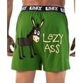 thumbnail image 1 of LazyOne Funny Animal Boxers, Novelty Boxer Shorts, Humorous Underwear, Gag Gifts for Men, Donkey (Lazy Ass, Small), 1 of 7