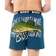 thumbnail image 1 of LazyOne Funny Animal Boxers, Novelty Boxer Shorts, Humorous Underwear, Gag Gifts for Men, Fishing, River, Lake (Bass, Medium), 1 of 7