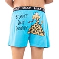 thumbnail image 1 of LazyOne Funny Animal Boxers, Novelty Boxer Shorts, Humorous Underwear, Gag Gifts for Men, Serpent (Silent But Deadly Snake, Small), 1 of 6