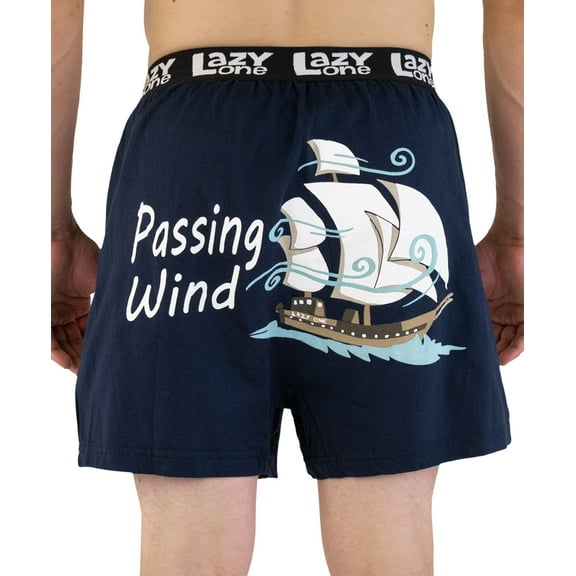 LazyOne Funny Animal Boxers, Passing Wind, Humorous Underwear, Gag Gifts for Men (Medium)