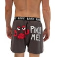 thumbnail image 1 of LazyOne Funny Animal Boxers, Novelty Boxer Shorts, Humorous Underwear, Gag Gifts for Men, Sea, Ocean (Pinch Me! Crab, Large), 1 of 7