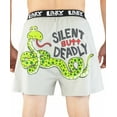 thumbnail image 1 of LazyOne Funny Animal Boxers, Silent but Deadly Grey, Humorous Underwear, Gag Gifts for Men (Small), 1 of 7