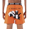 thumbnail image 1 of LazyOne Funny Animal Boxers, Novelty Boxer Shorts, Humorous Underwear, Gag Gifts for Men, Skunk, Smelly (It Wasn't Me, X-large), 1 of 7