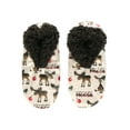 thumbnail image 1 of LazyOne Fuzzy Feet Slippers for Women, Cute Fleece-Lined House Slippers, Light Chocolate Moose, Non-Skid, 1 of 6