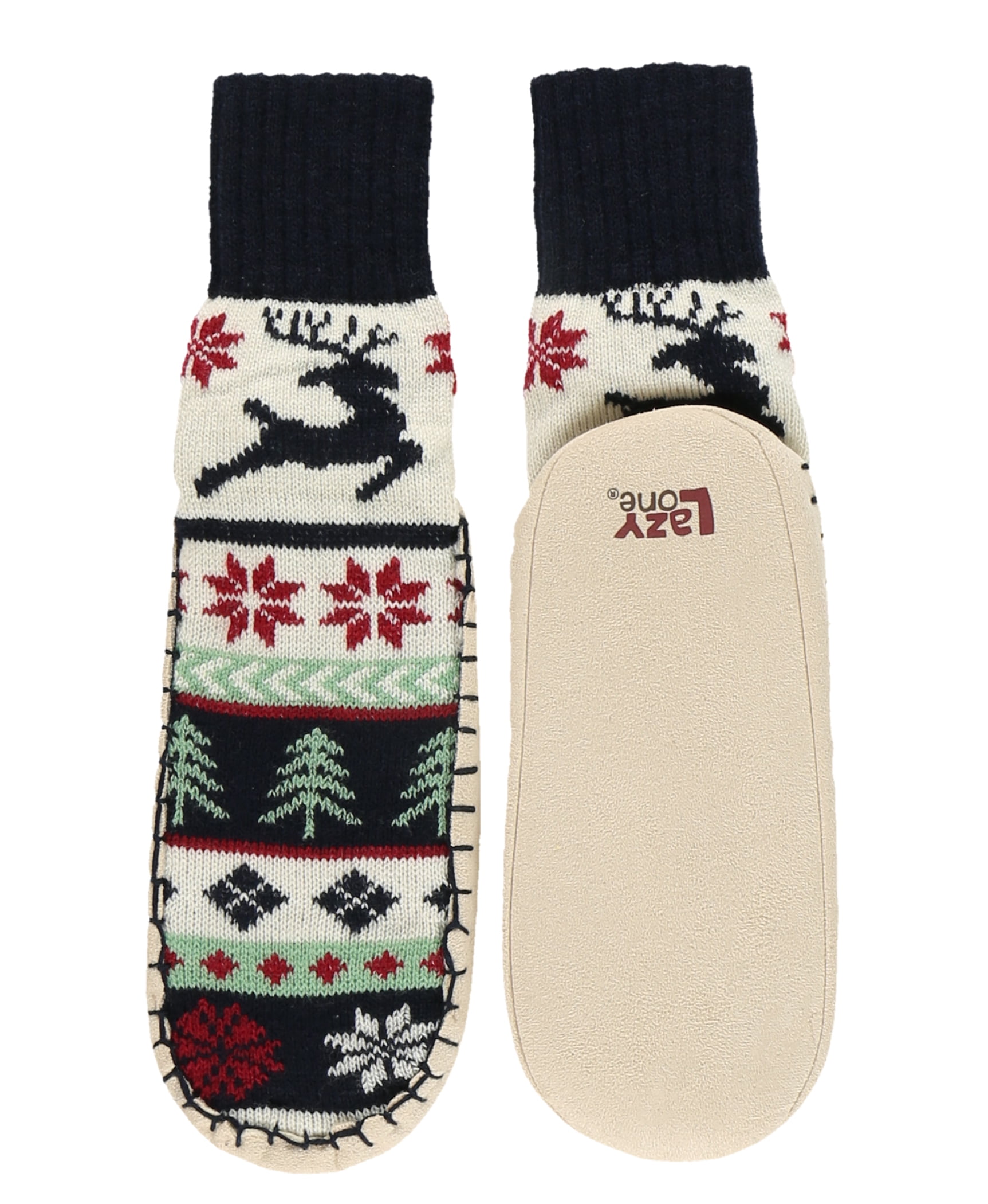 LazyOne Knitted Slippers, Cozy Slipper Socks for Winter, Unisex