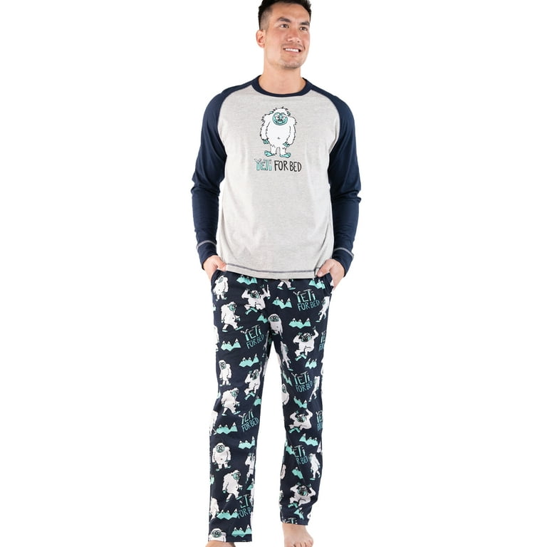 LazyOne Matching Family Pajama Sets for Adults Kids and Infants Yeti for Bed X Small Walmart