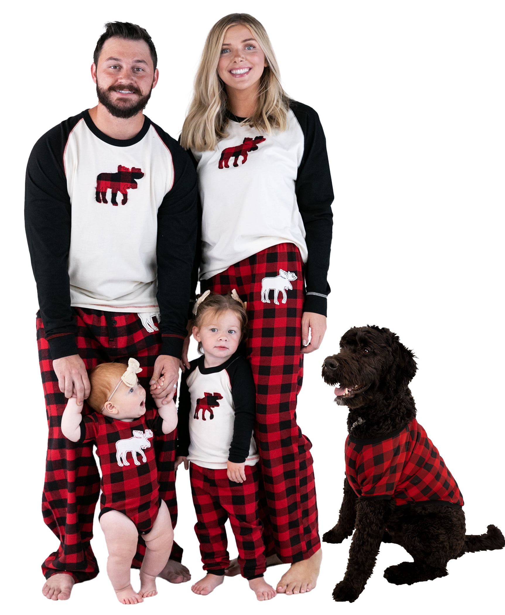 LazyOne Matching Family Pajama Sets for Adults, Teens, and Kids (Moose — free download
