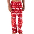 thumbnail image 1 of LazyOne Men's Fleece Pajama Pants, Nordic Pajama Bottoms for Men, Winter (Nordic Moose, X-SMALL), 1 of 7