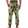 thumbnail image 1 of LazyOne Men's Jogger Sweatpants, Cozy, Warm, Pockets, Bigfoot, Mythical (Small), 1 of 7