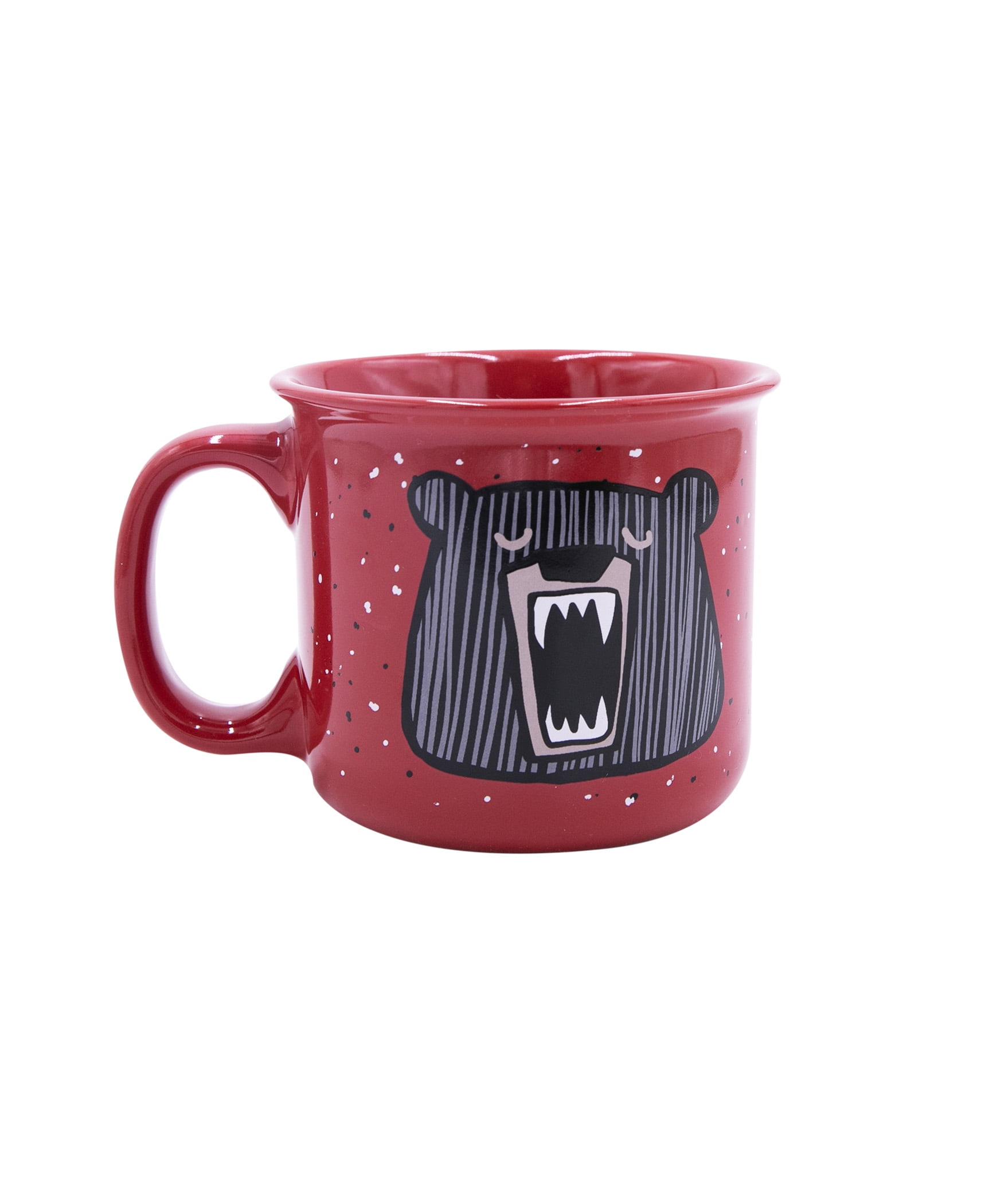 Red Ceramic Bear Design 12 oz Microwave Safe Mug