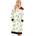 thumbnail image 1 of LazyOne Oversized Hoodie Sweatshirt, Comfortable Loungewear, Forest (Evergreen Plaid, L/XL), 1 of 7