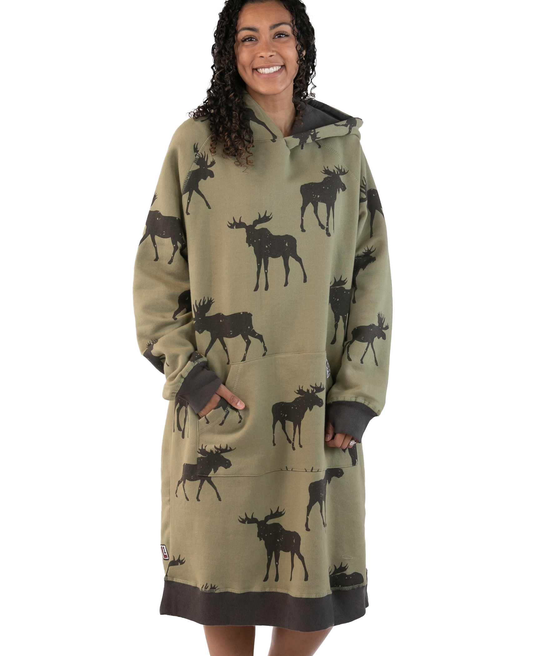 LazyOne Oversized Hoodie Sweatshirt, Comfortable Loungewear, Animal (Cabin  Moose, S/M) - Walmart.com