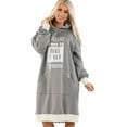 thumbnail image 1 of LazyOne Oversized Hoodie Sweatshirt, Comfortable Loungewear (Take A Nap, S/M), 1 of 7