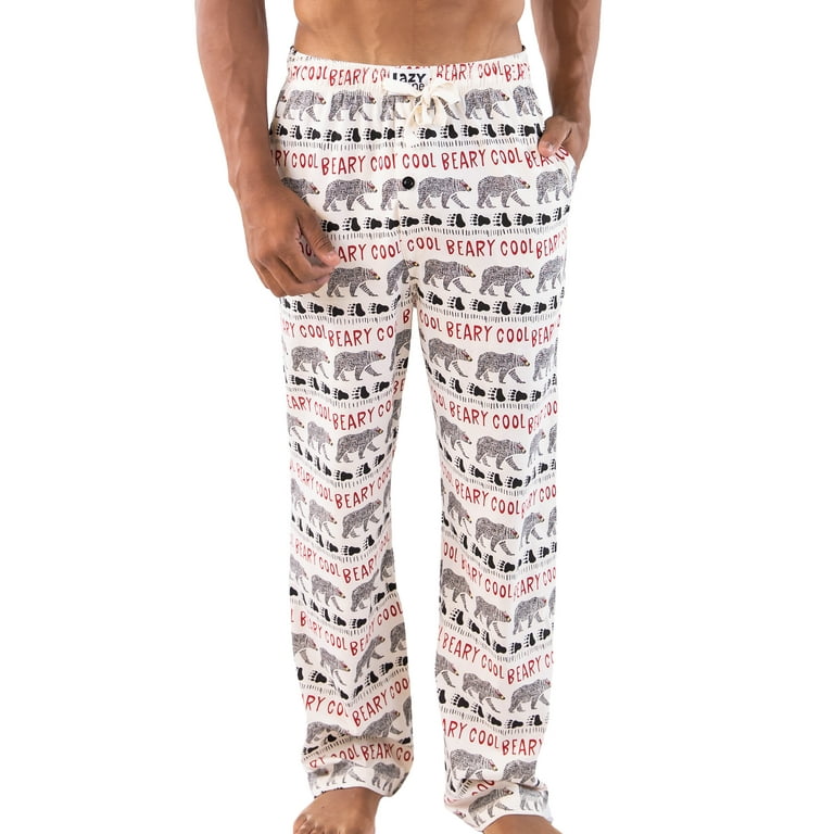 LazyOne Pajama Pants for Men Male Pajamas Beary Cool