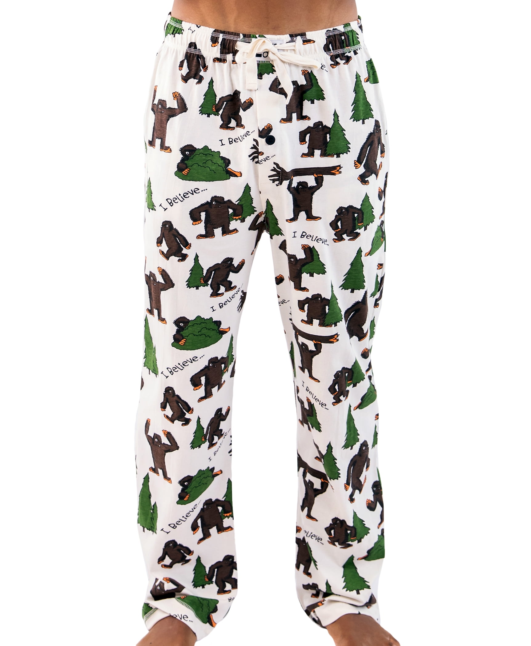 Junzan Men'S Pajama Pants Funny Christmas Gnome Sleepwear