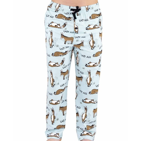 LazyOne Pajama Pants for Men, Male Pajamas, Lazy Donkey, Medium