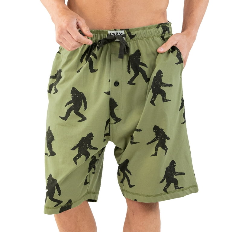 Lazy One Men s Bigfoot Pajama Shorts