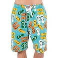 thumbnail image 1 of LazyOne Pajama Shorts For Men, Men's Separate Bottoms, Cotton Loungewear, Summer, Boating, Beach (Flip Flops, X-Small), 1 of 7