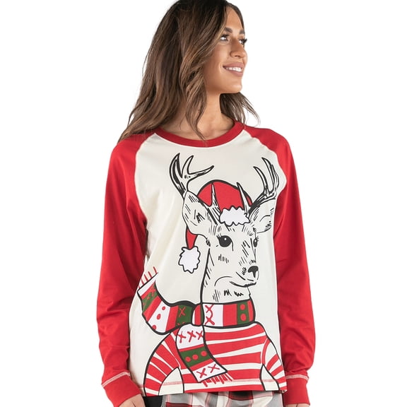 LazyOne Pajamas for Women, Cute Pajama Pants and Long Sleeve Top Separates, Black Plaid, Small