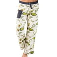 thumbnail image 1 of LazyOne Pajamas for Women, Cute Pajama Pants and Top Separates, Avocado go to Bed, X-small, 1 of 7