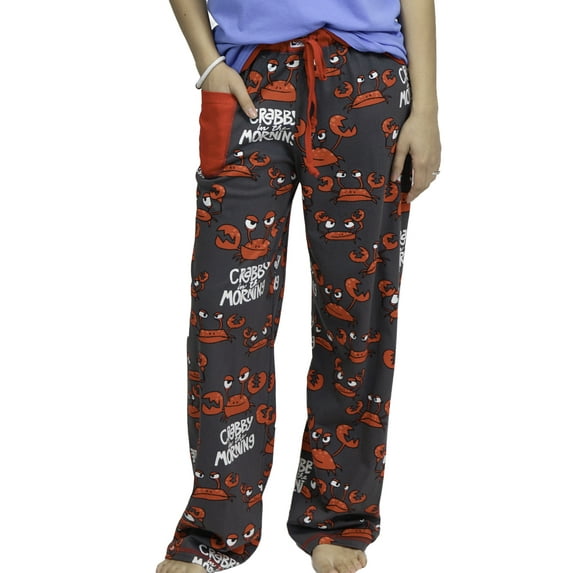 LazyOne Pajamas for Women, Cute Pajama Pants and Top Separates, Crab, Medium