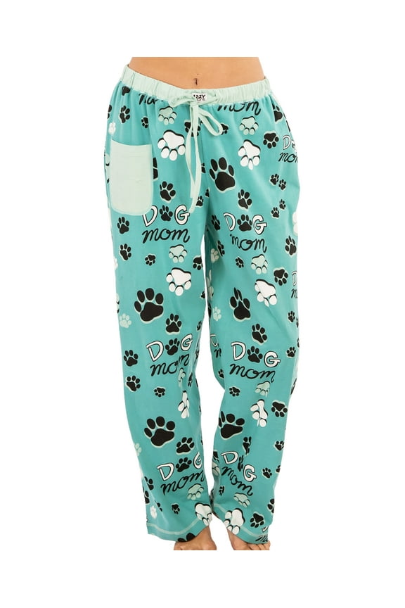 LazyOne Pajamas for Women, Cute Pajama Pants and Top Separates, Dog Mom, Large