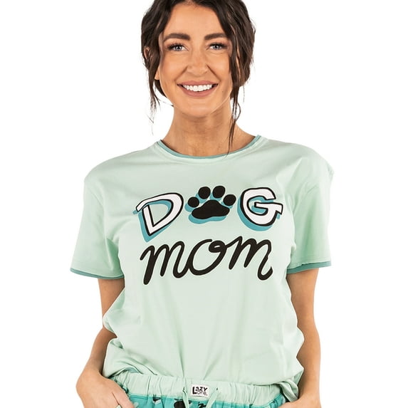 LazyOne Pajamas for Women, Cute Pajama Pants and Top Separates, Dog Mom, X-small