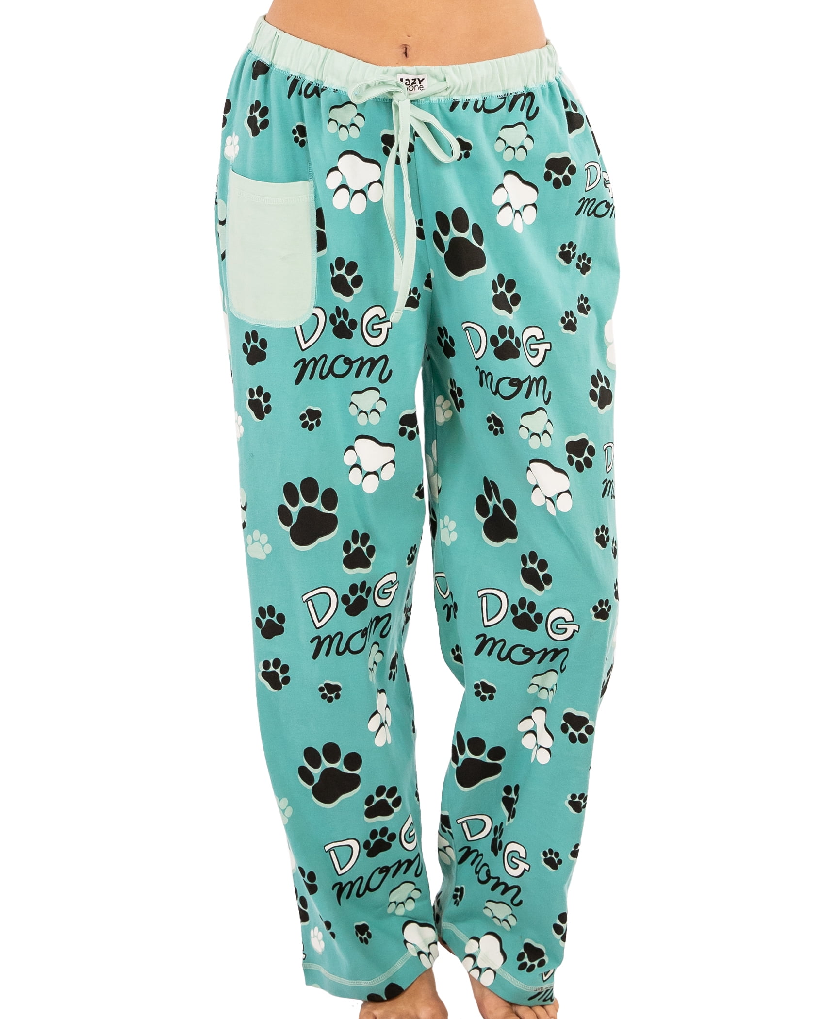 LazyOne Pajamas for Women Cute Pajama Pants and Top Separates Dog Mom X small Walmart