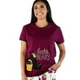 thumbnail image 1 of LazyOne Pajamas for Women, Cute Pajama Pants and Top Separates, Huckleberry, Bear, Large, 1 of 7