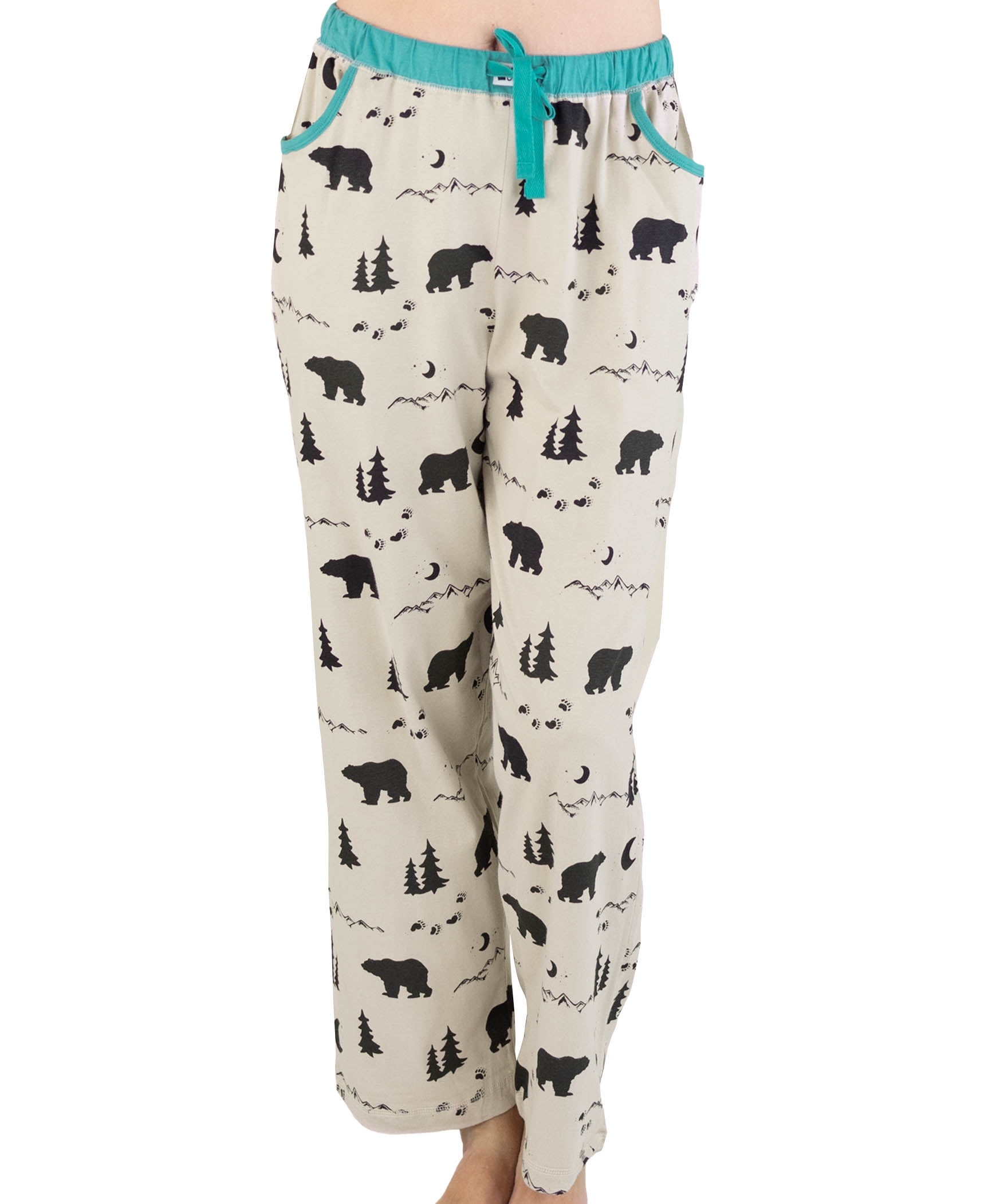 LazyOne Pajamas for Women, Cute Pajama Pants and Top Separates, Mountain  Bear, Pant, (XX-Large)