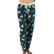 LazyOne Pajamas for Women, Cute Pajama Pants and Top Separates, Mountain Moose, Medium