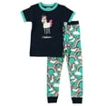 thumbnail image 1 of LazyOne Short-Sleeve PJ Sets for Girls and Boys, Unicorn, Funny Animal Kids' Pajama Sets, 1 of 6