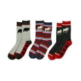 thumbnail image 1 of LazyOne Sock Bundle, Wilderness Socks, Women's Sizes 10-12.5, Men's Sizes 8-12, Moose, Bear, Plaid, 1 of 1