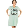 thumbnail image 1 of LazyOne Women's Nightgown, Funny V-Neck Sleep Shirt for Women (Dog Mom, S/M), 1 of 7