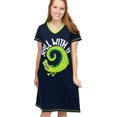 thumbnail image 1 of LazyOne Women's Nightgown, Funny V-Neck Sleep Shirt for Women (Roll With It, S/M), 1 of 7