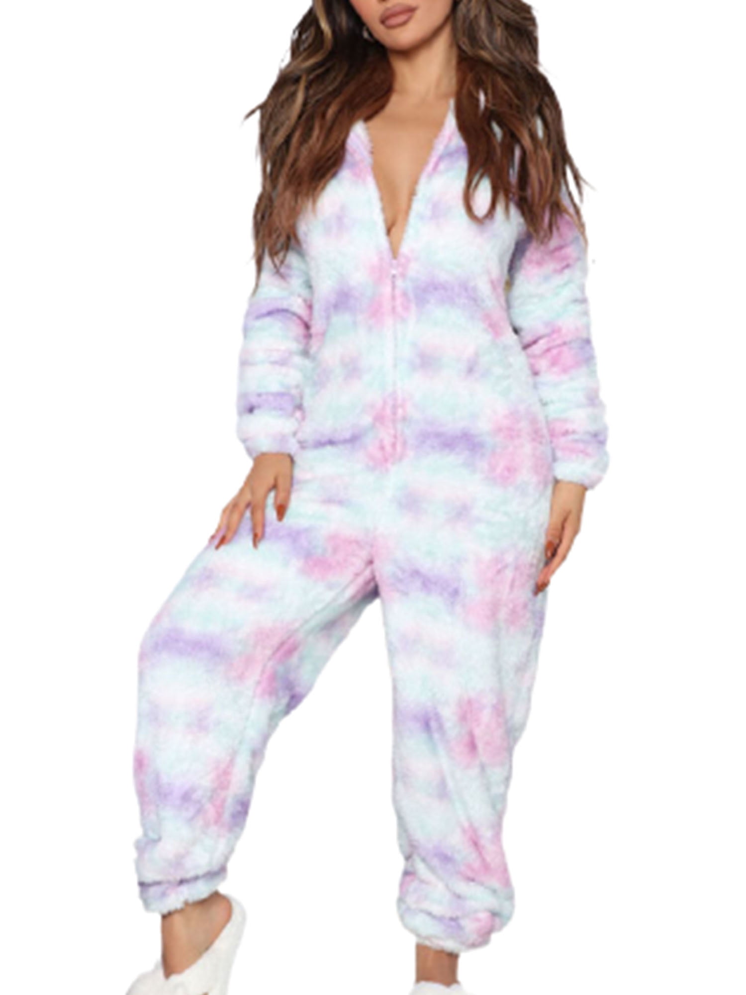 Kids Onesie Hooded Pajamas – Butter Jumpsuit Zip Costume, Footless Sleepwear For Ages 4-14