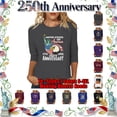thumbnail image 1 of Lazyguy Fourth of July, Pullover Women Graphic Printed Casual Tees O-Neck Three-Quarter Sleeves Shirts T-Shirts for Party Festival S-4XL Gray, 1 of 9