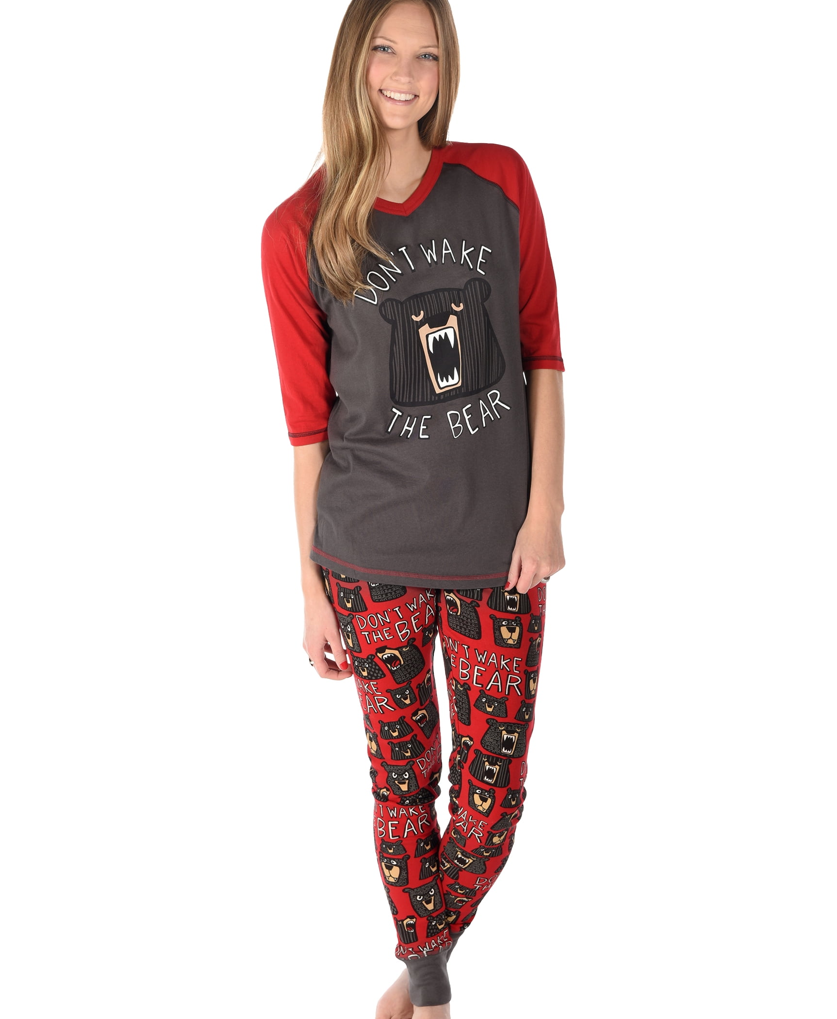 Lazyone Women's Soft Casual Pajama Leggings and Tall Tee Sets