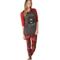 thumbnail image 1 of Lazyone Women's Soft Casual Pajama Leggings and Tall Tee Sets With Cute Fun Prints, Don't Wake the Bear, 1 of 7
