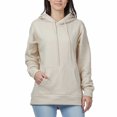 thumbnail image 1 of Lazypants Ladies' Velour Fleece Hoodie Size: S, Color: Beige, 1 of 1