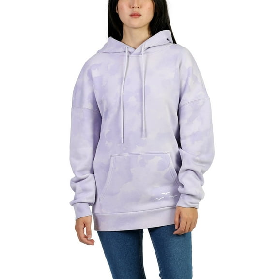 Lazypants Women's Sweater Sz M Reg Fleece Hoodie Purple