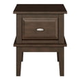 thumbnail image 1 of Lazzara Home Akita 18 in. Brown Cherry Rectangular Wood End Table with Drawer, 1 of 6