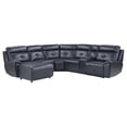thumbnail image 1 of Lazzara Home 6-Piece U-Shaped Modular Reclining Sectional LX-9469NVB-6LC, 1 of 5