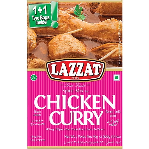 Lazzat Chicken Curry 100g (pack of 6)