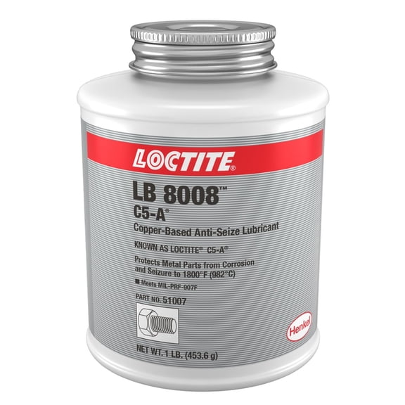 Lb 8008 C5-A Copper Based Anti-Seize Lubricant, 1 Lb Brush Top Can