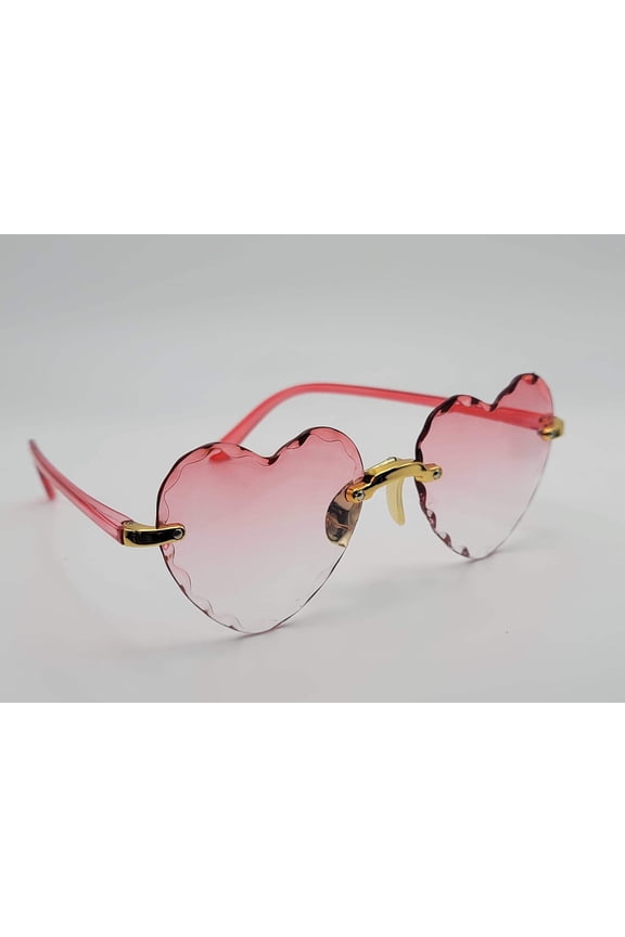Lb diamond - Heart Shape Heart Sunglasses Retro Vintage Boho