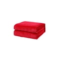 thumbnail image 1 of Red Embossed Twin Blanket 60X80 100% Polyester, 1 of 5